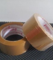 Lakban Warna Coklat Besar Gold tape